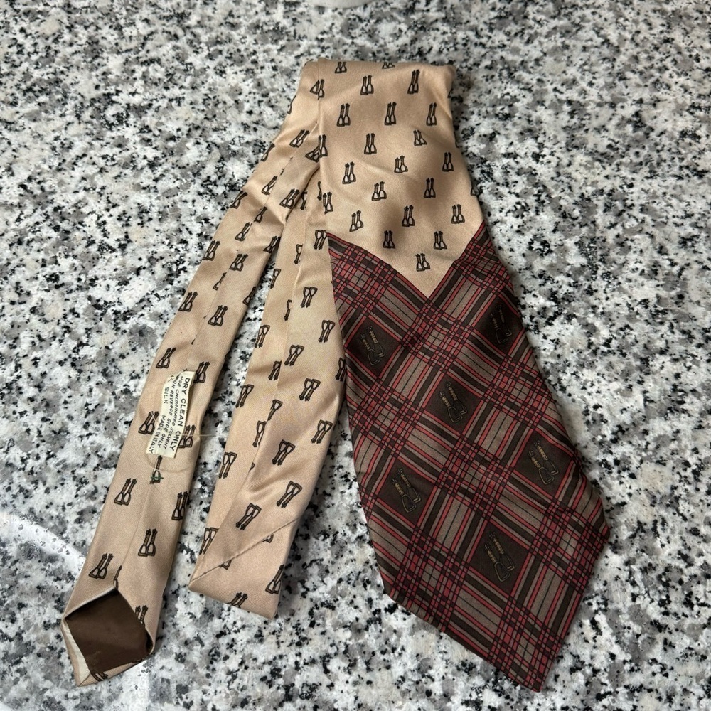 Cantini Firenze | Men’s All Silk Novelty Print Horse Stirrups